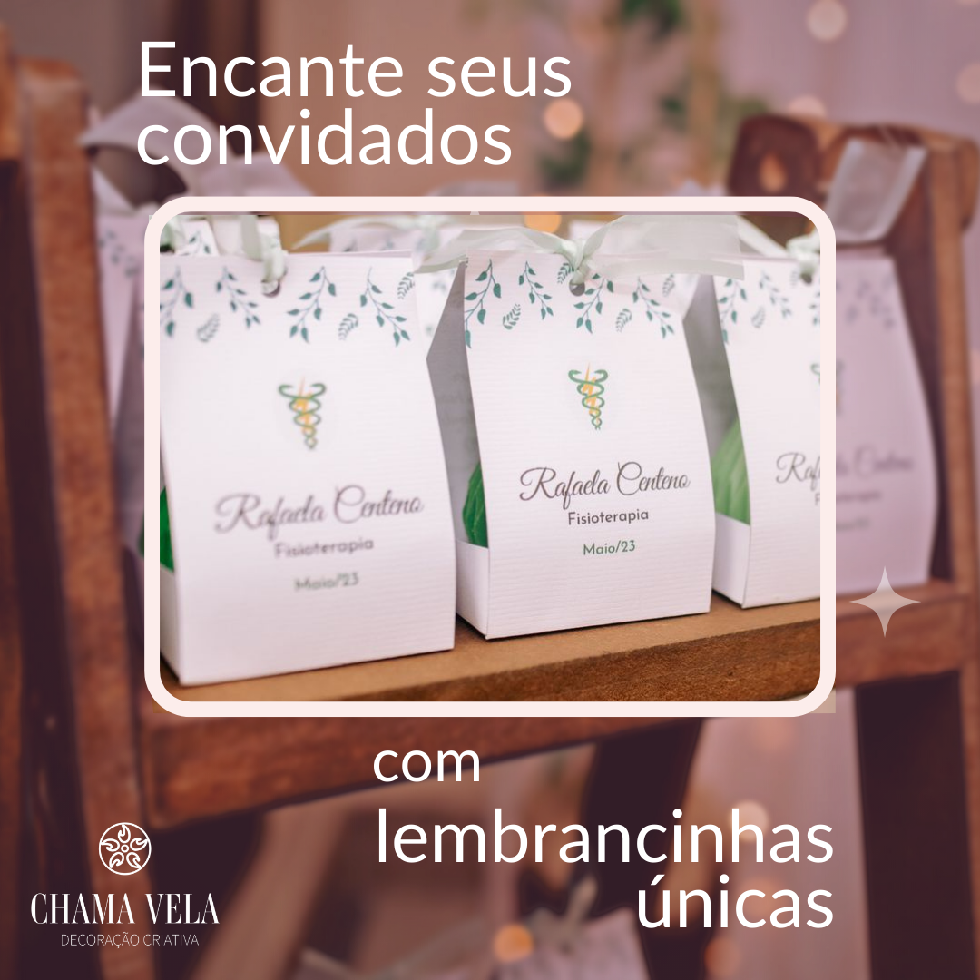 Encante seus convidados com lembrancinhas únicas